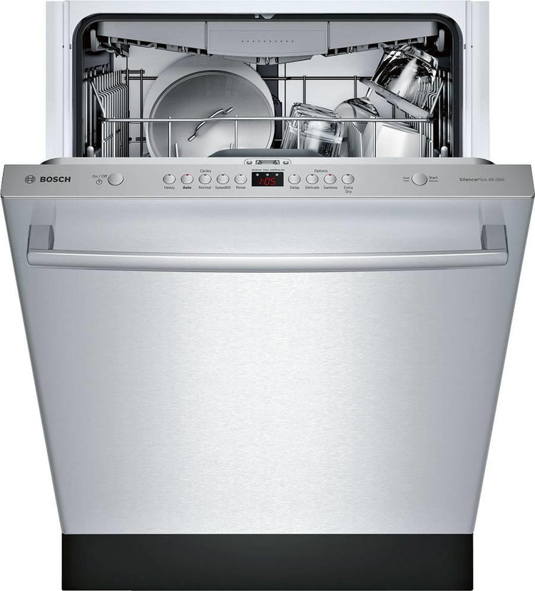 Bosch Ascenta 24" 15 Place Setting Integrated 48dB SS Dishwasher SHXM4AY55N