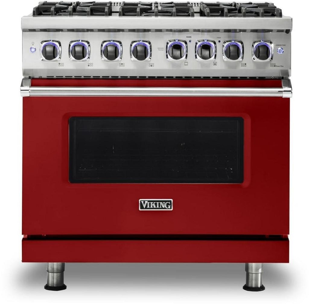 Viking 7 Series VGR73626BARLP 36 Freestanding Professional Gas