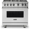 Viking 5 Series VGR5366BSS 36" Pro-Style Natural Gas Range 2017 Model Images