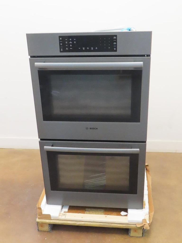 Bosch 800 Series HBL8642UC 30" Black Stain. Double Electric Wall Oven Excellent