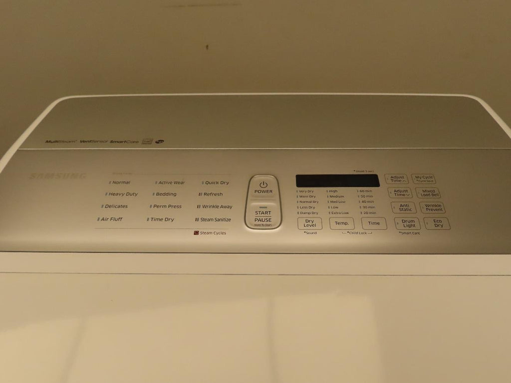 Samsung DV50K8600EW White 27" 7.4 cu. ft 12 Cycles Touch Control Dryer