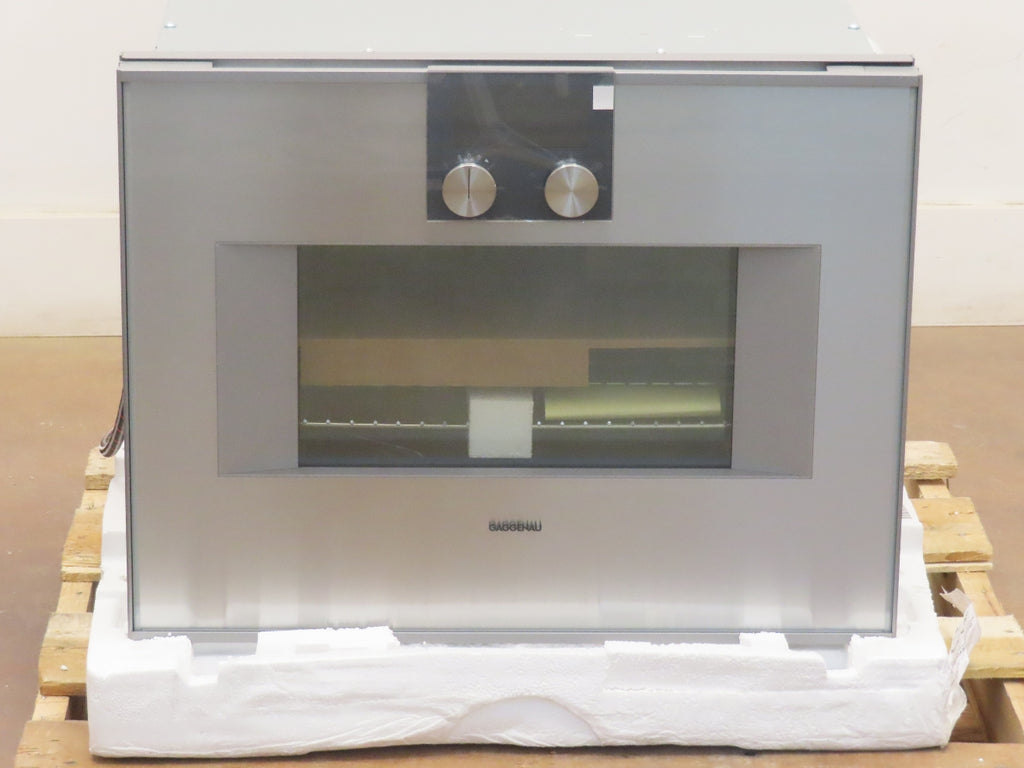 Gaggenau 400 Series BS470612 24" Single Combi-Steam Smart Electric Wall Oven
