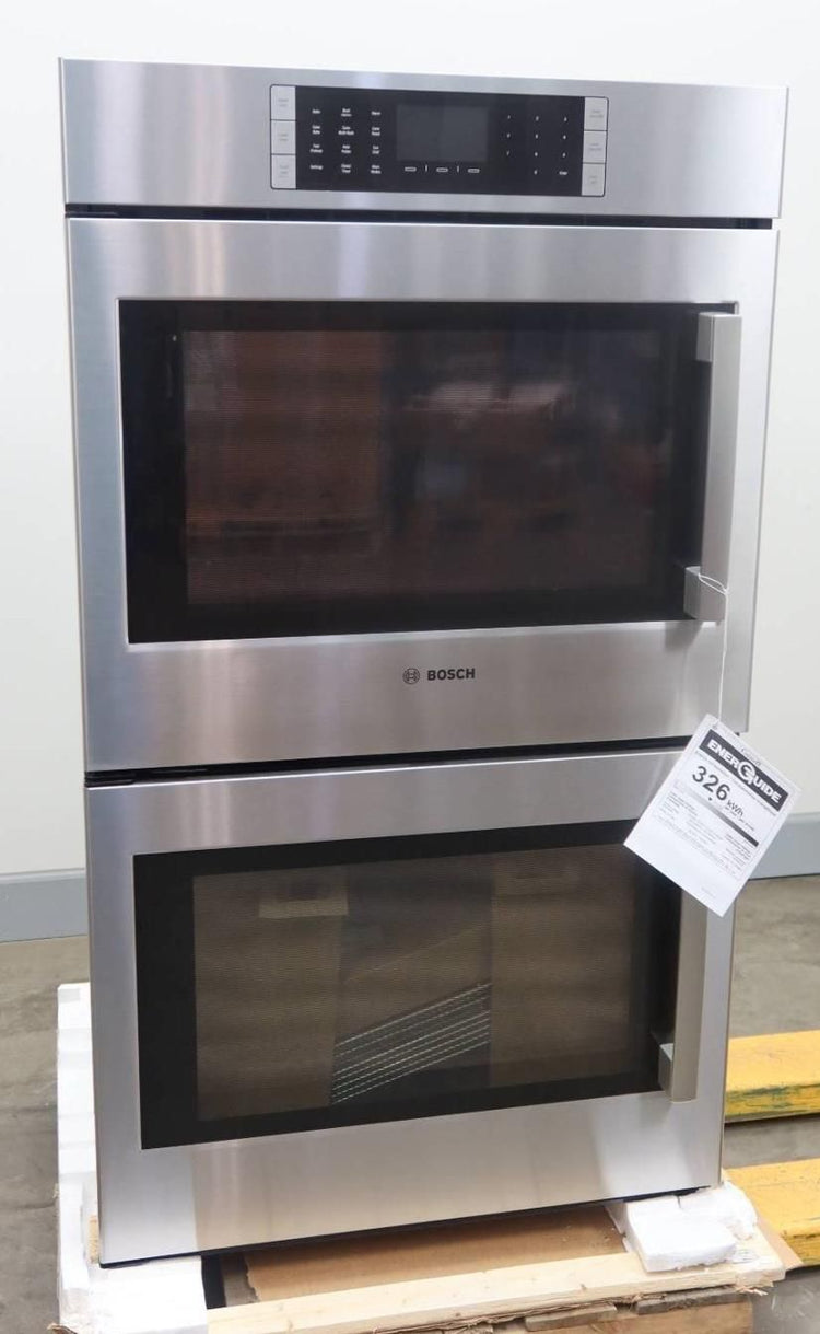 Bosch Benchmark 30" 14 Modes Double Electric Wall Oven HBLP651UC