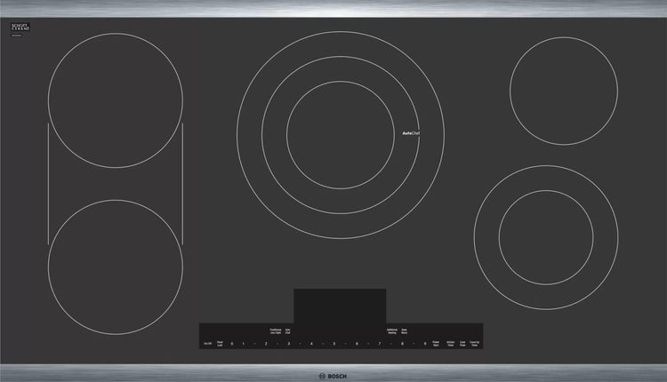 Bosch Benchmark Series NETP669SUC 36" Electric Cooktop with 5 Elements