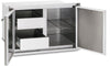 LYNX LPA36 36" Sealed Pantry with Magnetic Gasket Seal, Illuminated Drawers