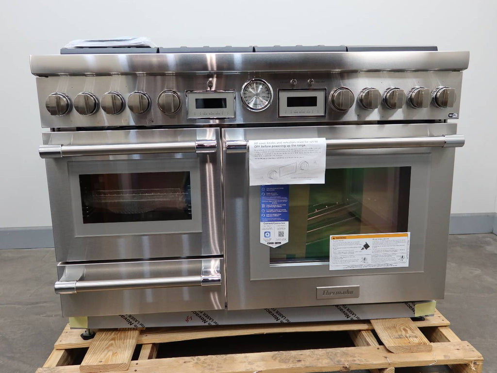 Thermador Pro Grand Professional 48" Stainless Smart Dual Fuel Range PRD48WISGU