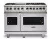 Viking Professional 5 Series VDR5486GSS 48" Dual Fuel Range With 6Sealed Burners